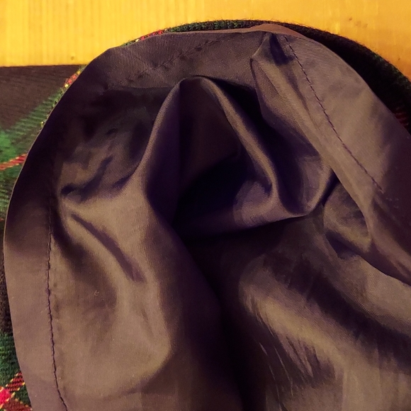 Talbots petite sz 10 plaid skirt navy green red - Picture 4 of 4